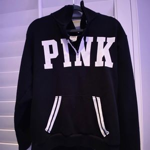 black and white half zip sweatshirt